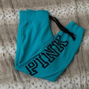 PINK turquoise joggers
